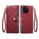 thumbnail image 1 of Funda Billetera con Cierre para [iphone 16 Promax] con Tarjetero, Soporte y Correa de ManoRojo, 1 of 5