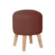thumbnail image 1 of Pouf Nantes Pu Chocolate, 1 of 3