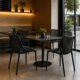 thumbnail image 4 of Set de 4 Sillas Negras Modernas Urban Noir para Patio Techado, Comedor o Local Comercial, 4 of 7