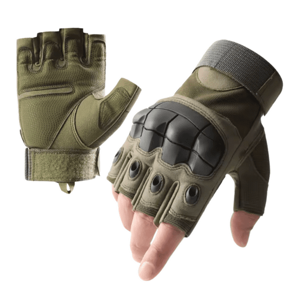 Guante Corto Táctico Militar Moto Bicicleta Airsoft