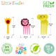thumbnail image 2 of Palillos de comida GET FRESH 30 uds – Set bento animal (3‑6 cm), 2 of 8
