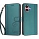 thumbnail image 3 of Funda Cartera Trébol para iPhone 16 con Ranuras Tarjetas y Carga Inalámbrica Verde oscuro, 3 of 6