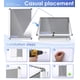 thumbnail image 4 of Tablero de anuncios SWANCROWN 51 × 36 cm con cierre gris de fieltro, 4 of 9