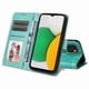 thumbnail image 4 of Funda tipo cartera FOXDOCK para Samsung Galaxy A03 , diseño girasol en relieve, cuero PU, cierre magnético, soporte y tarjetero, 4 of 5