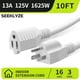 thumbnail image 2 of Cable de extensión Seeklyze 16/3, blanco, 3 m, 13 A, 125 V, 1625 W, con certificación ETL, 2 of 7