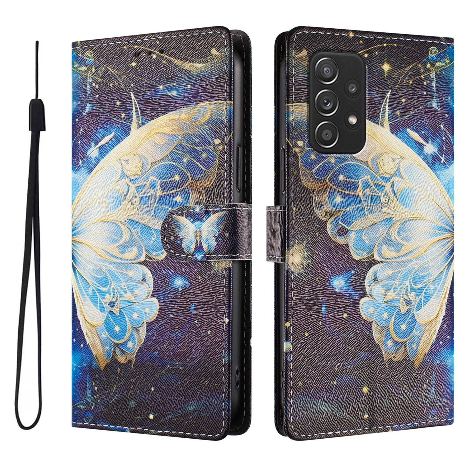Foxdock Funda Tipo Cartera Para Samsung Galaxy A52/a52s Con Soporte Y Correa – Diseño De Patrones Lindos