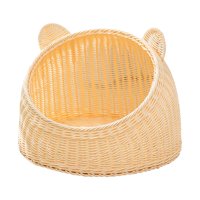 Ioensy - Cama Para Gatos Cojín Transpirable Para Nido De Perros Y Gatos Condominios Para Mascotas Casa Para Gatos Para Gatos De Interior 38 Cm X 28 Cm