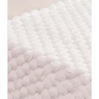 Genérico - Piecera 70X190 Cm + 2 Fundas 45X45 Cm Plush Peludita King Color Blanco