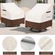 thumbnail image 3 of Cobertor para Silla de Descanso Giratoria de Exterior Aacabo Impermeable 2 Paquetes, 3 of 8