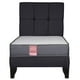 thumbnail image 2 of Cama Europea America-Gris + Respaldo Atenas 1.5 PL Tela Negro, 2 of 8