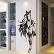 thumbnail image 1 of 1pc, Personality Literary Black And White Horse Wall Sticker, Room Decor, Home Decor, Scene Decor, 1 of 4