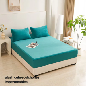Mundo Shopping - Cubrecolchon Plush Impermeable 2 Plazas