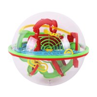 Magideal - Kids Labyrinth Magic Intellect Ball Puzzle 100 Barreras Desafiantes Laberinto Interactivo Esfera Game Boy Regalo Tanto Para Niños Como Para Adultos