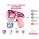 thumbnail image 2 of Juguete Pistola de Burbujas Unicornio + Frasco de Líquido, 2 of 3