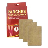 Genérico - Set 6 Parches Naturales Venas Varicosas Circulacion Lau