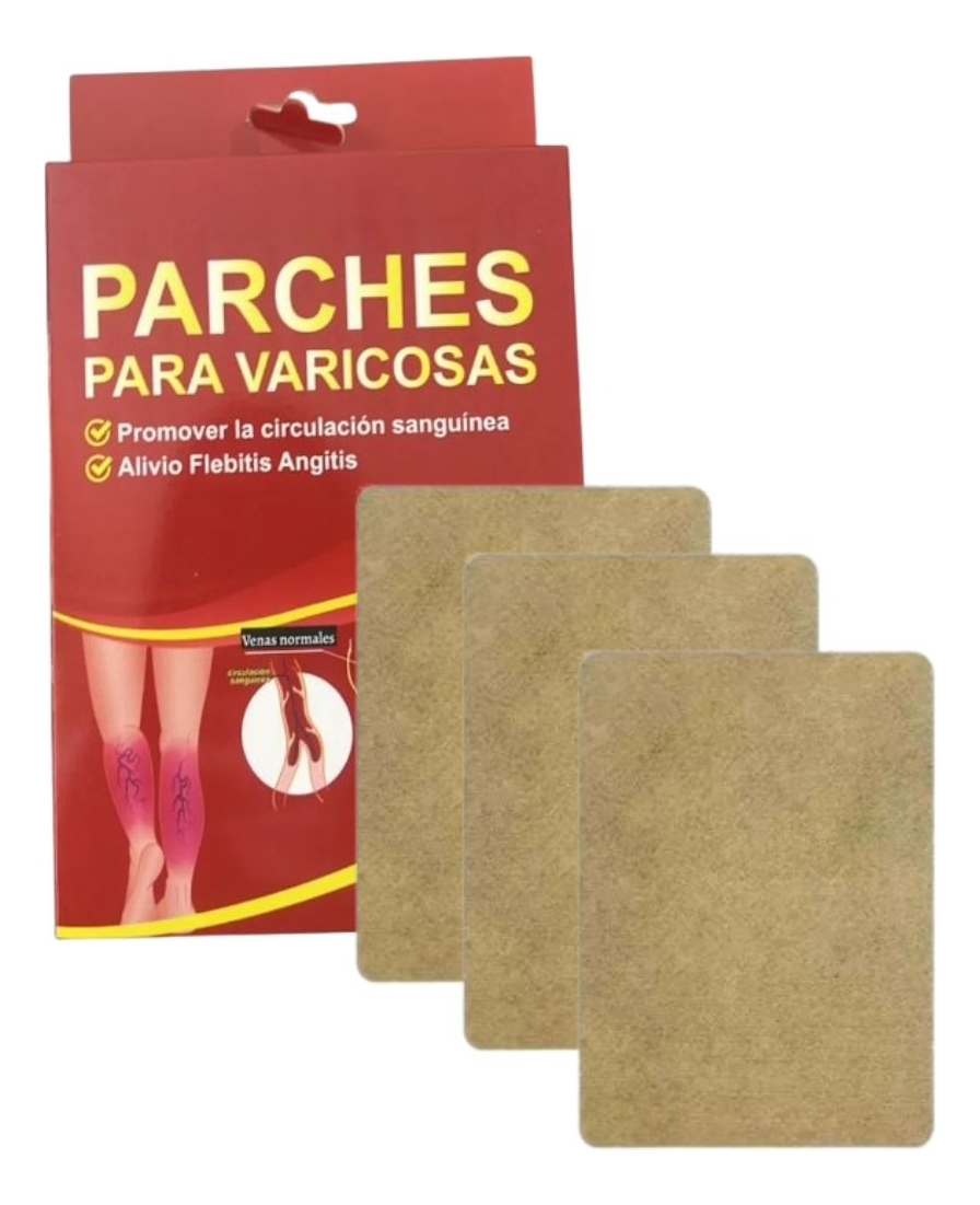 Genérico - Set 6 Parches Naturales Venas Varicosas Circulacion Lau
