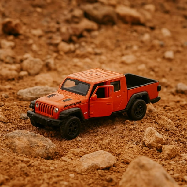 Welly Jeep Gladiator Rubicon Arancione Scala 1:27 – Modellino Diecast In Edizione Limitata, Spedizione Gratis USA - Foto 2