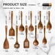 thumbnail image 2 of Juego de utensilios de cocina Hefeld, cucharas de madera de acacia, 10 unidades, 2 of 5