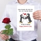thumbnail image 5 of Tarjeta de San Valentín TQDaiker, divertida, diseño de pareja de pingüinos, 5 of 5
