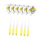 thumbnail image 5 of 6pcs 2ba hilos de dardos con colas dardos vuelos reemplazo amarillo, 5 of 5