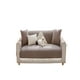 thumbnail image 1 of Set De 5 Fundas De Sillon Con Flecos Color Marron, 1 of 6