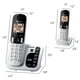 thumbnail image 3 of Teléfono Inalámbrico Panasonic KX-TGC222S DECT 6.0 Plateado, 3 of 3