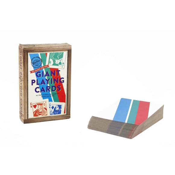 Cartas de juego gigantes sobredimensionadas Professor PUZZLE