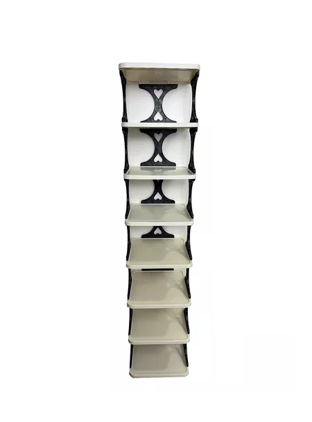 Genérico - Organizador De Zapatos 8 Niveles Negro