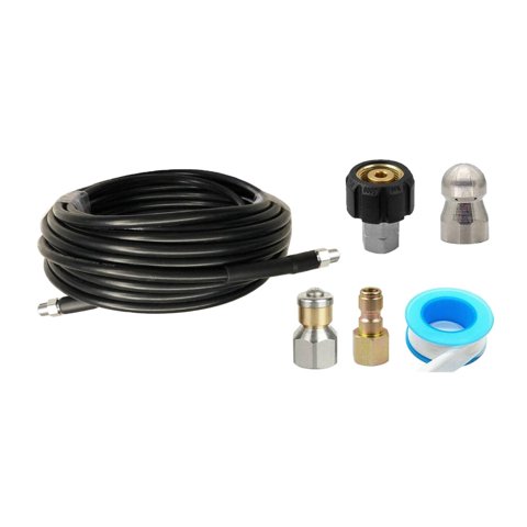 Ioensy - Kit De Limpieza De Tubos De Drenaje, Resistencia Al Desgaste De 30M, Mejora De Alta Presión, Resistente