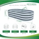 thumbnail image 4 of 2 macizos de cultivo galvanizados elevados 120x60x28 cm color plata, 4 of 6