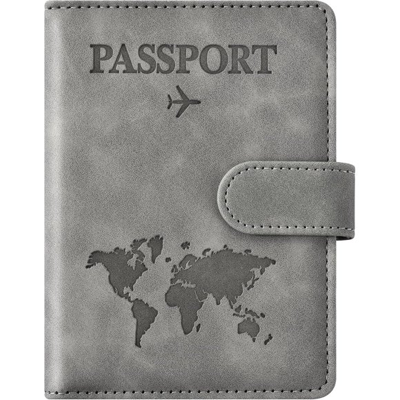 Portapasaporte Eoehro con bloqueo RFID y cierre magnético