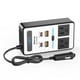 thumbnail image 1 of Inversor de corriente para coche PisFau de 200 W DC 12 V a 110 V AC con USB-C, 1 of 6