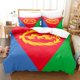 thumbnail image 1 of Ertrea Flag Bedding Set Single Twin Full Queen King Size Bed Set Aldult Kid Bedroom Duvetcover Sets 3D Print Cool bed sheet set Bed Sheets, 1 of 5