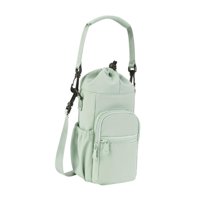 Ioensy - Portabotellas Con Asa Y Correa Para Deportes Al Aire Libre, Viajes Y Ciclismo, Color Verde