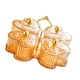 thumbnail image 2 of Bandeja Para Servir Con Divisiones, Multiusos, Para Aperitivos, Dulces, Postres, Color Naranja, 2 of 5