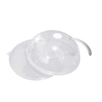 Magideal - Cubierta De Placa Para Microondas, Tapa Transparente Y Versátil Resistente Al Calor Para Alimentos Con Rejillas De Ventilación Para Mesa De Comedor,