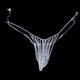 thumbnail image 3 of Cadena corporal para mujer, joyería sencilla, redonda, con cintura, bonita y sexy, bikini con diamantes de imitación, cadena para el vientre, tanga de cristal, 3 of 6