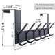 thumbnail image 2 of Toallero WEBI para colgar sobre la puerta con 6 ganchos, 2 of 6