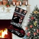 thumbnail image 1 of Buenos Muchachos Tema: Calcetines de Navidad, fino lino blanco para colgar en escaleras y chimenea, decoración navideña para el hogar, regalo de Navidad. 45cm × 32cm, 1 of 5