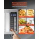 thumbnail image 4 of Horno microondas VEVOR Commercial de acero inoxidable de 0.9 pies cúbicos y 1000 W, 4 of 9
