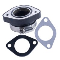 Ioensy - Interfaz De Goma Del Colector De Admisión Del Carburador De 28 Mm Con Juntas A Prueba De Aceite