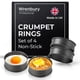 thumbnail image 1 of Food Ring Molds Wrenbury Crumpet Anillos antiadherentes de 9 cm, juego de 4, 1 of 7