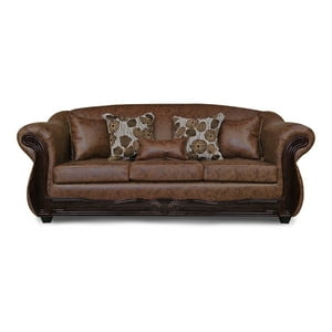 Adonis Leudh - Sofá 3 Personas Estambul Envejecido Café Claro