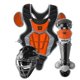 thumbnail image 1 of Kit de equipo de receptor Wilson C200 juvenil negro y naranja, 1 of 4