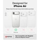 thumbnail image 2 of Carcasa Ringke Onyx para iPhone Air Negra con Agarre Antideslizante, 2 of 9