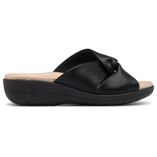Zueco Mujer Anabela Fascitis Negro 400 Piccadilly