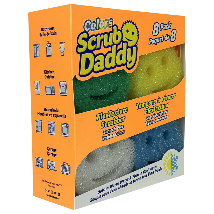 Esponja Scrub Daddy Pack 8 Unidades