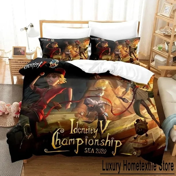 Game Identity V Bedding Set Duvet Cover Bed Set Quilt Cover Pillowcase Comforter Size Boys Adult Bedding Set Bed Sheets