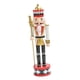 thumbnail image 3 of Marioneta de Cascanueces de Madera para Fiesta, Regalo Multiusos, Escultura de Decoración Navideña de 30cm para Estantería, Tienda Temática, Ventana D , Blanco, 3 of 5
