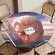 thumbnail image 5 of The Witcher: Sirenas del abismo-theme Fitted Round Tablecloths Elastic Edged Table Covers Waterproof Table Cloth for Kitchen Holiday Party Tables Decor 120cm, 5 of 6